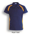 Team Essential-Ladies Short Sleeve Contrast Panel Polo