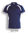Team Essential-Ladies Short Sleeve Contrast Panel Polo