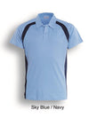 Team Essential-Ladies Short Sleeve Contrast Panel Polo