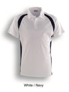 Team Essential-Ladies Short Sleeve Contrast Panel Polo