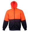 Unisex Adults Hi-Vis Full Zip Hoodie