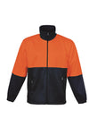 Unisex Adults Hi-Vis 1/2 Zip Polar Fleece