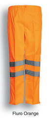 Unisex Adutls Hi-Vis Pants With Reflective Tape