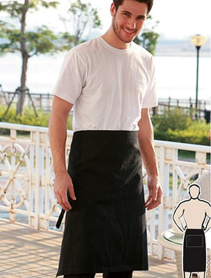 Cotton Drill Three Quarter Apron-No Pocket